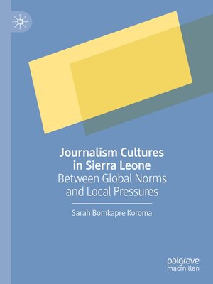 cover image of Journalism Cultures in Sierra Leone
